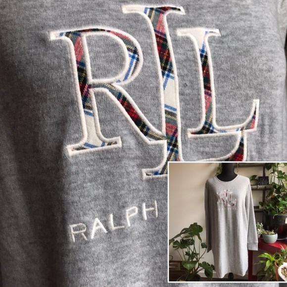Ralph Lauren cozy logo sleep shirt - Picture 2 of 5